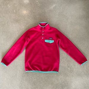 Patagonia Lightweight Synchilla Pink Snap-T Pullover 💘